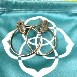 NWT - Kendra Scott - Mayra Open Frame Earrings